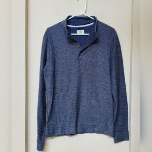 Marine Layer Blue Heather Pullover.  Size Small